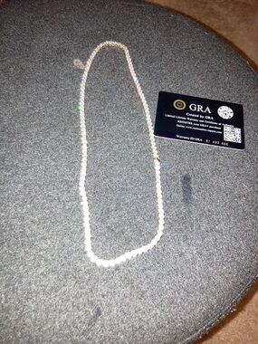 GRA Certified moissanite Tennis Necklace for Men